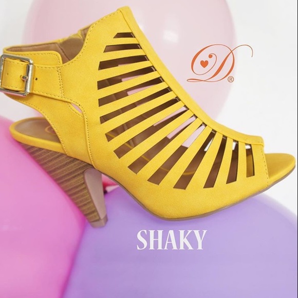 Mustard Peep Toes WN4223